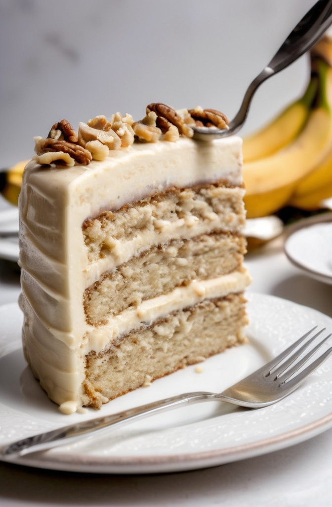 Heavenly Banana Walnut Cream Cake: A Masterpiece for the Senses Heavenly Banana Walnut Cream Cake: A Masterpiece for the Senses