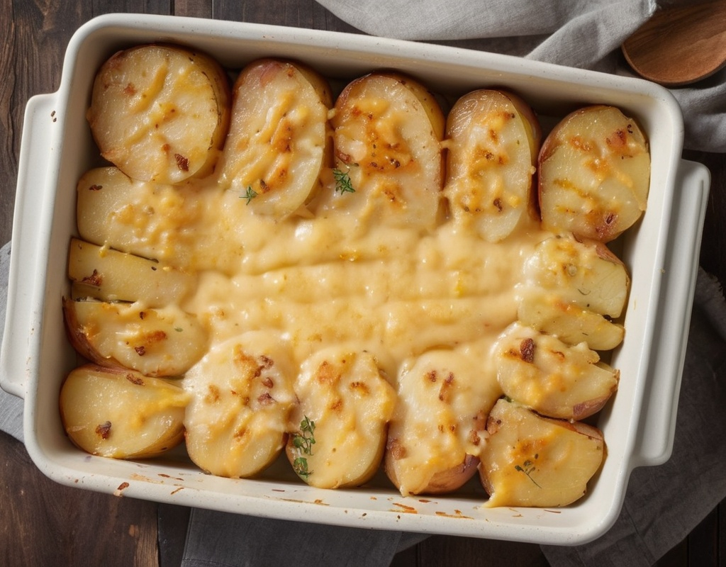 Party Potatoes: Cheesy, Creamy & Crowd-Pleasing Gold on a Platter