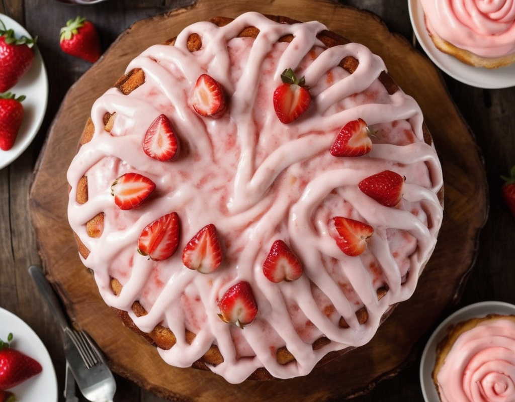 The Rise of the Strawberry Honeybun Cake with Strawberry Cream Icing: A Decadent Twist on a Southern Classic