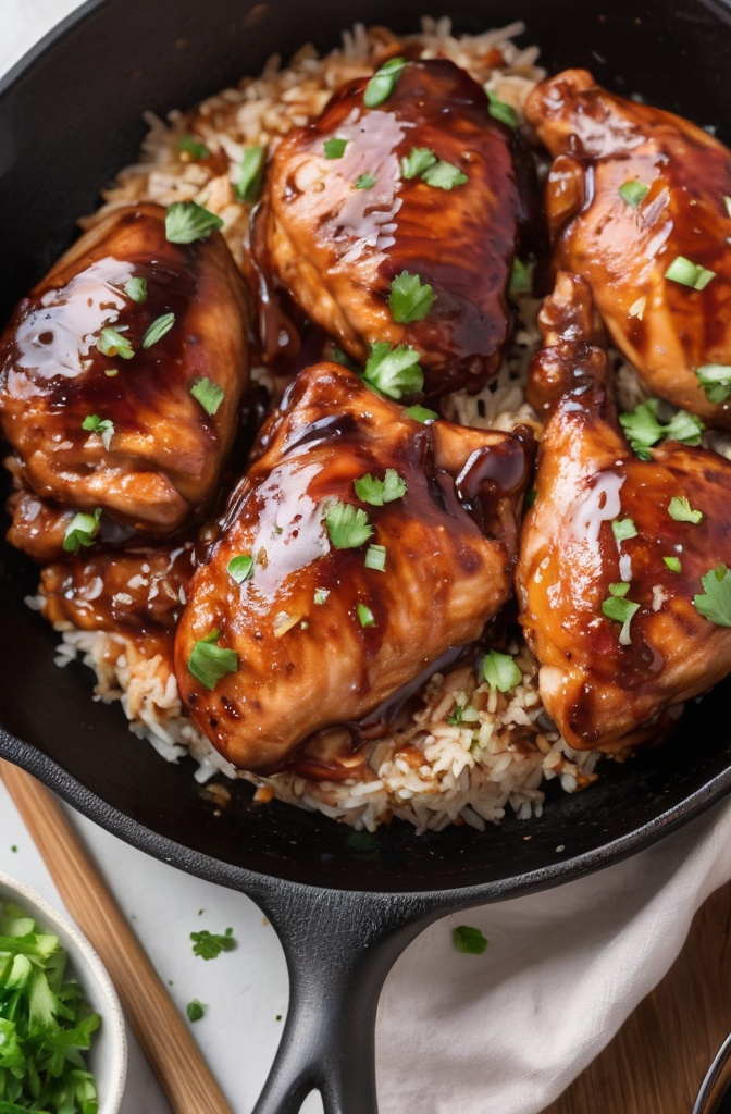 One-Pan Bold Honey BBQ Chicken Rice: A Professional Chef’s Take on a Flavor-Packed Classic One-Pan Bold Honey BBQ Chicken Rice: A Professional Chef’s Take on a Flavor-Packed Classic