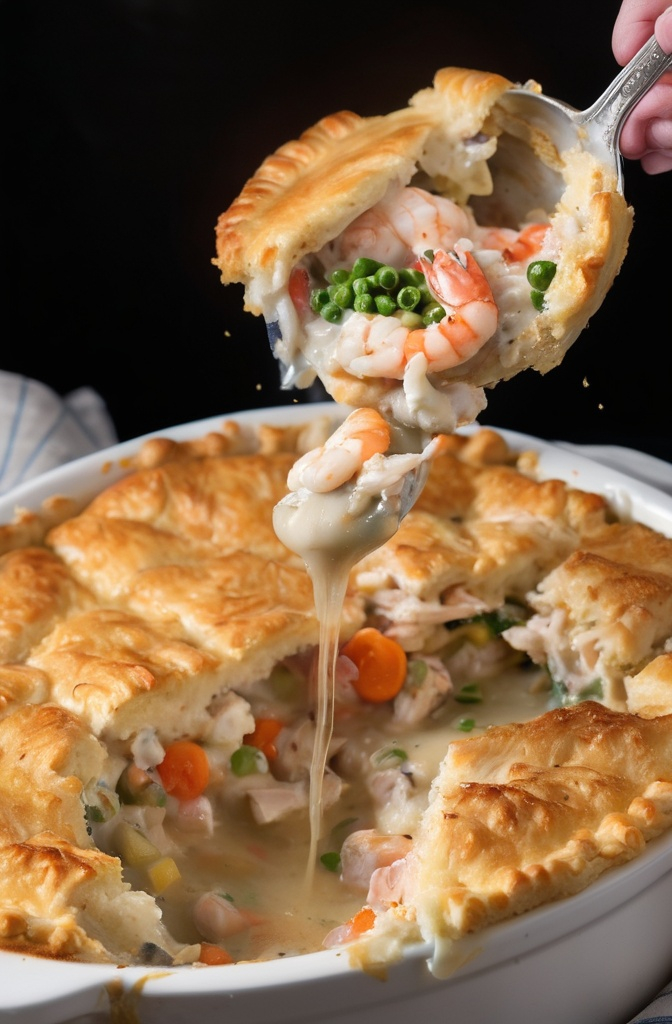 Cheddar Bay Biscuit Seafood Pot Pie: A Delicious Twist on a Classic Dish Cheddar Bay Biscuit Seafood Pot Pie: A Delicious Twist on a Classic Dish