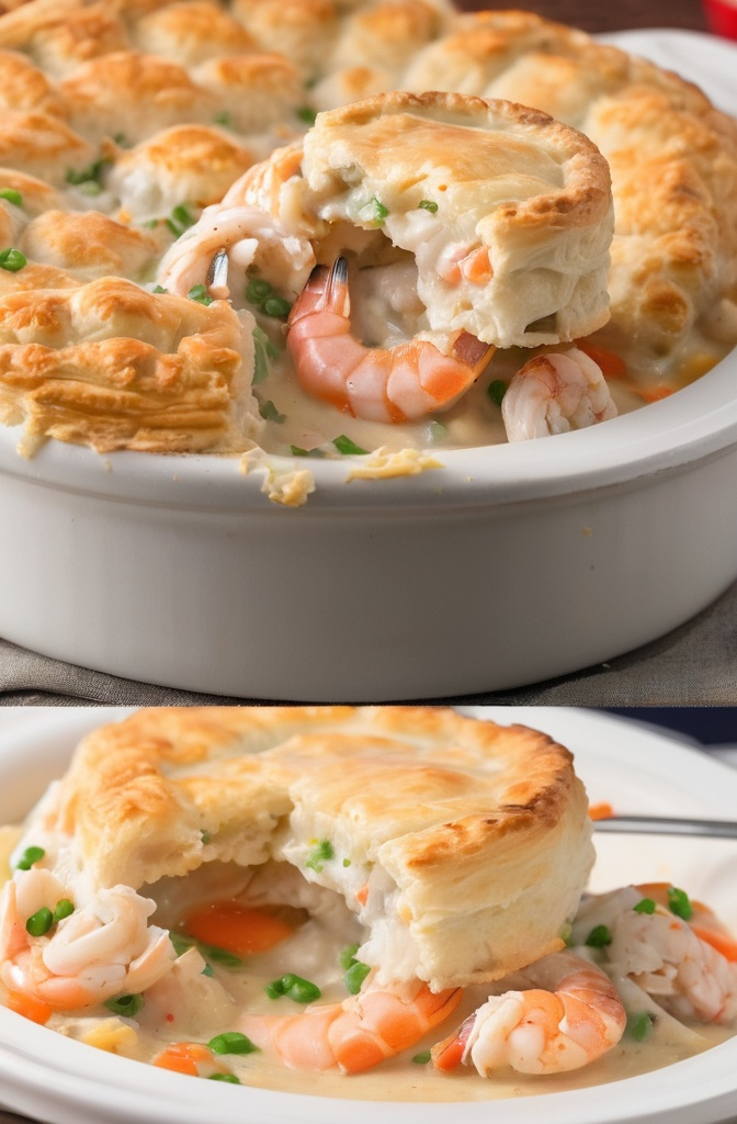 Cheddar Bay Biscuit Seafood Pot Pie: A Delicious Twist on a Classic Dish Cheddar Bay Biscuit Seafood Pot Pie: A Delicious Twist on a Classic Dish