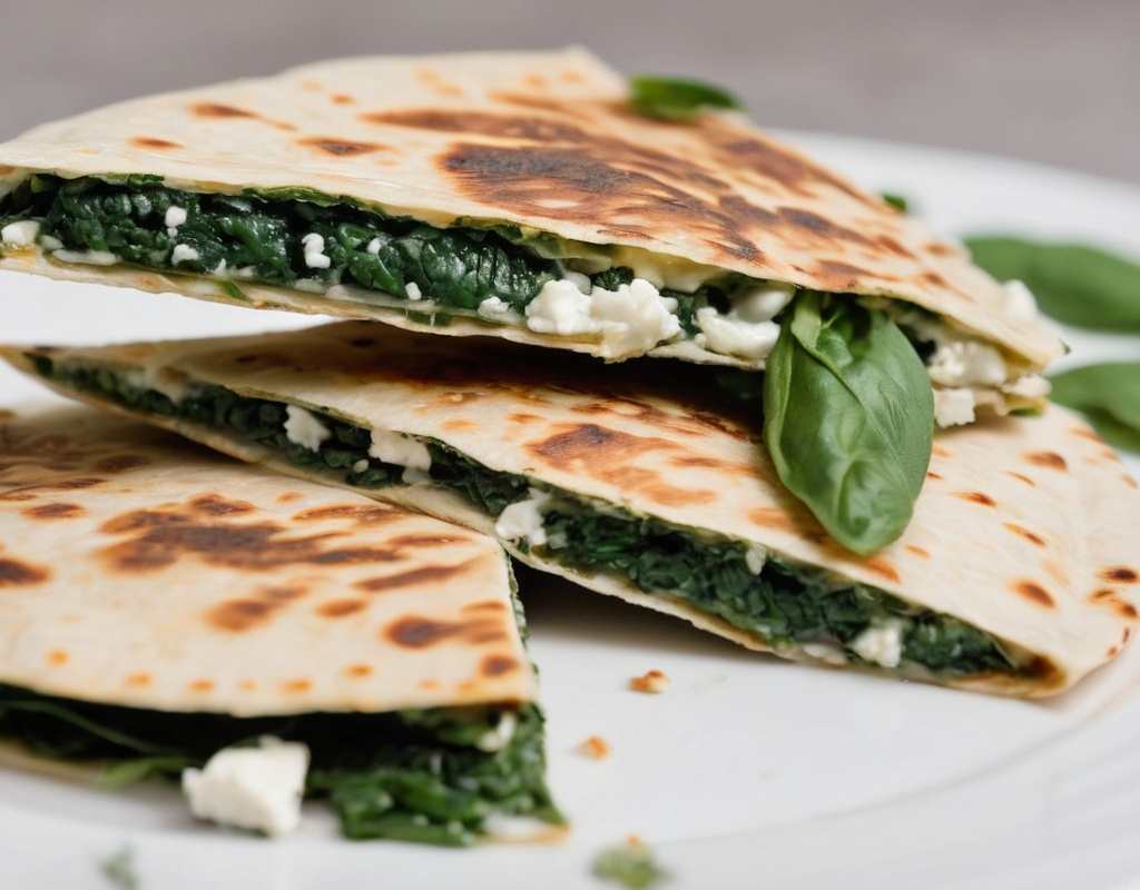 Spinach Feta Quesadillas: A Perfect Blend of Flavor, Texture, and Nutritional Value
