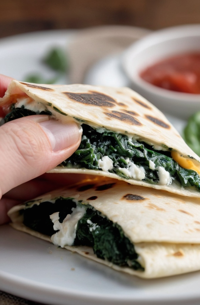 Spinach Feta Quesadillas: A Perfect Blend of Flavor, Texture, and Nutritional Value Spinach Feta Quesadillas: A Perfect Blend of Flavor, Texture, and Nutritional Value