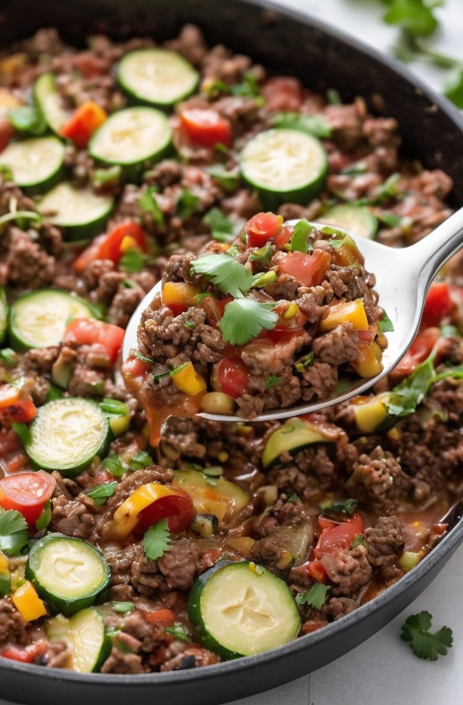 Mexican Zucchini and Ground Beef Skillet: A Masterclass in Bold, Balanced Simplicity Mexican Zucchini and Ground Beef Skillet: A Masterclass in Bold, Balanced Simplicity