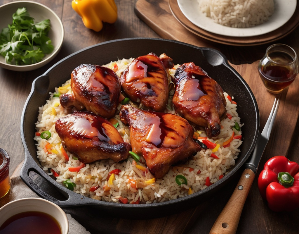 One-Pan Bold Honey BBQ Chicken Rice: A Professional Chef’s Take on a Flavor-Packed Classic