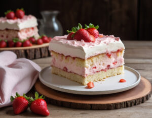 Strawberry Lemonade Poke Cake: A Fresh Spin on a Retro Classic That’s Turning Heads in Pro Kitchens