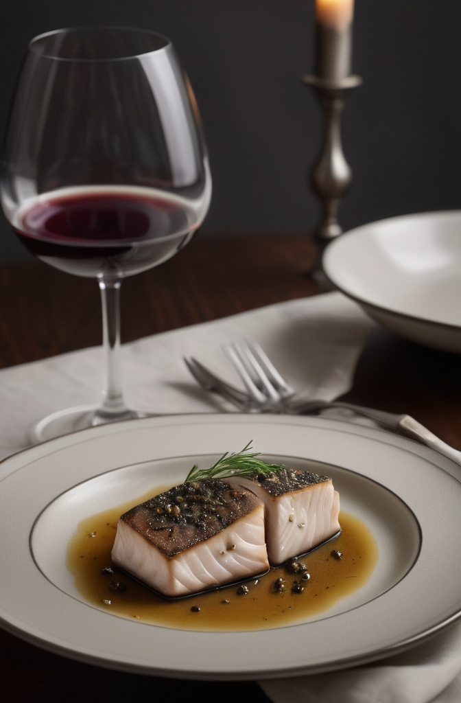 Buttery Swordfish au Poivre: A Seared Masterpiece for the Bold Palate Buttery Swordfish au Poivre: A Seared Masterpiece for the Bold Palate