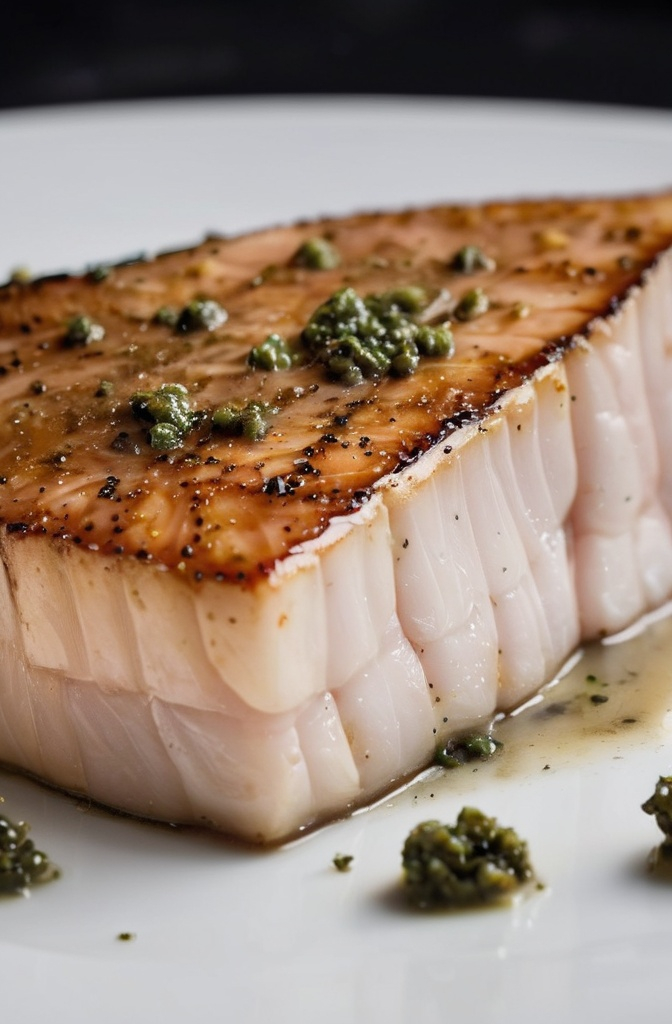 Buttery Swordfish au Poivre: A Seared Masterpiece for the Bold Palate Buttery Swordfish au Poivre: A Seared Masterpiece for the Bold Palate