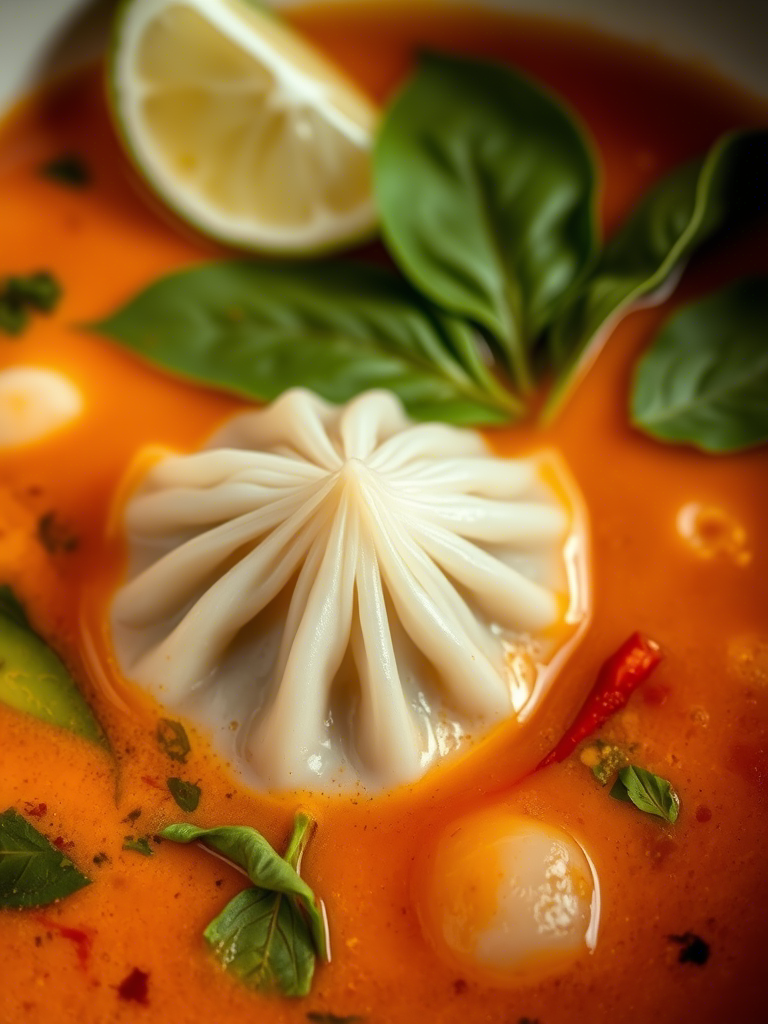 Easy Thai Red Curry Dumpling Soup: A Comforting Bowl of Complexity Easy Thai Red Curry Dumpling Soup: A Comforting Bowl of Complexity