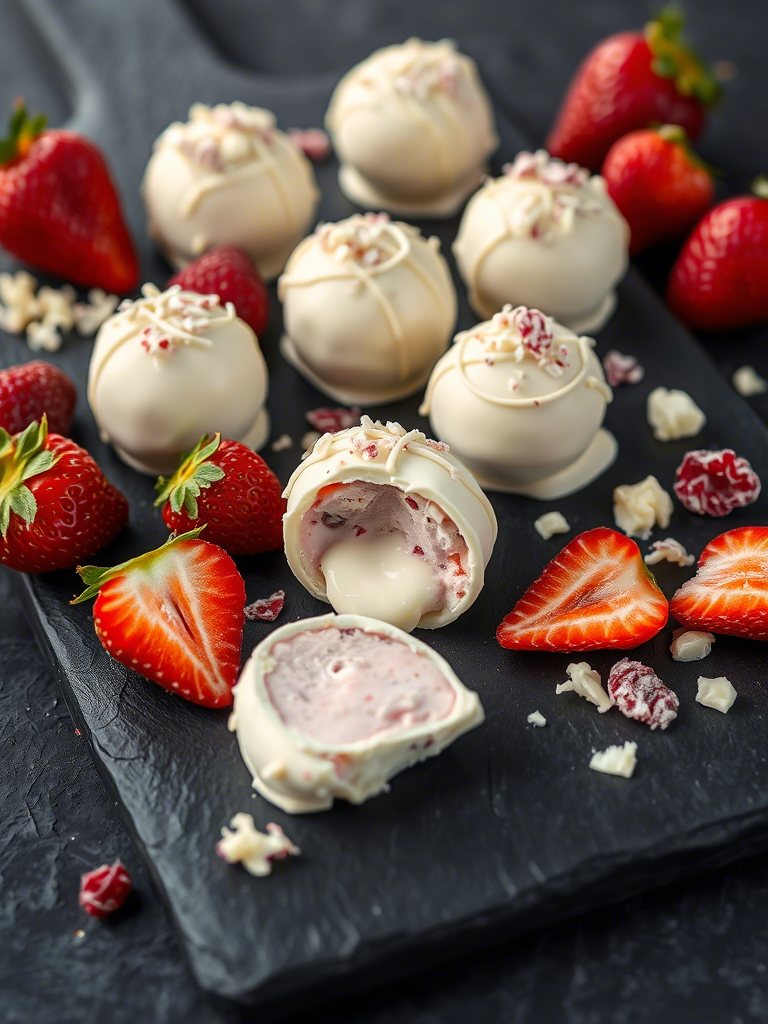 White Chocolate Strawberry Truffles: A Deep Dive into Flavor Engineering and Technique White Chocolate Strawberry Truffles: A Deep Dive into Flavor Engineering and Technique