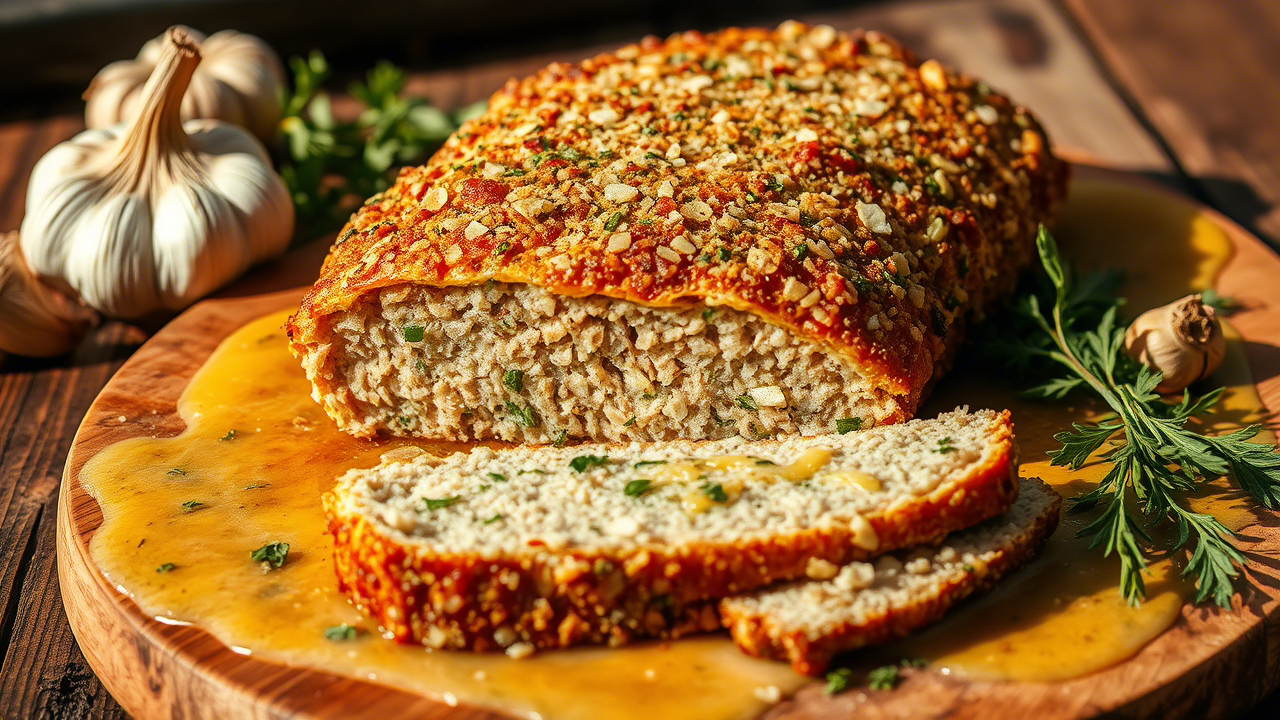 Garlic Parmesan Chicken Meatloaf: A Bold Twist on a Comfort Classic That’s Winning Over Pro Kitchens