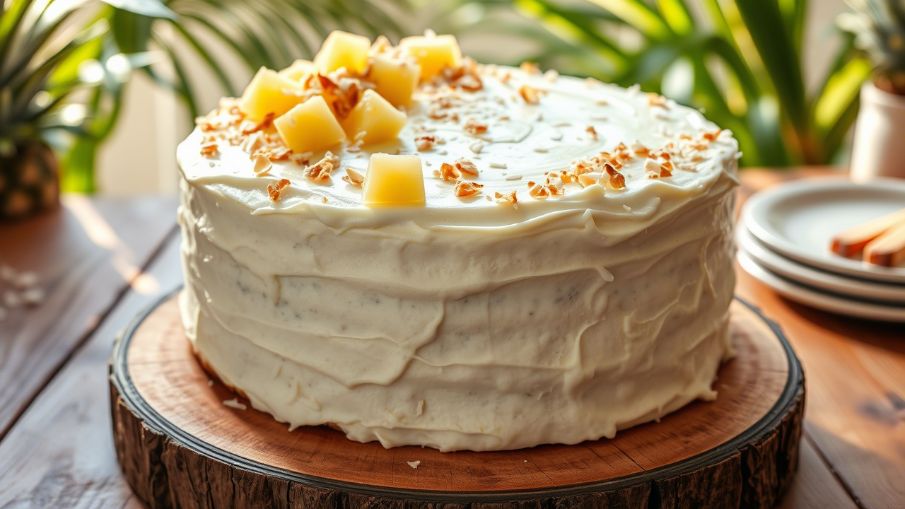 Pineapple Coconut Dream Cake: The Ultimate Tropical Indulgence for Pastry Pros