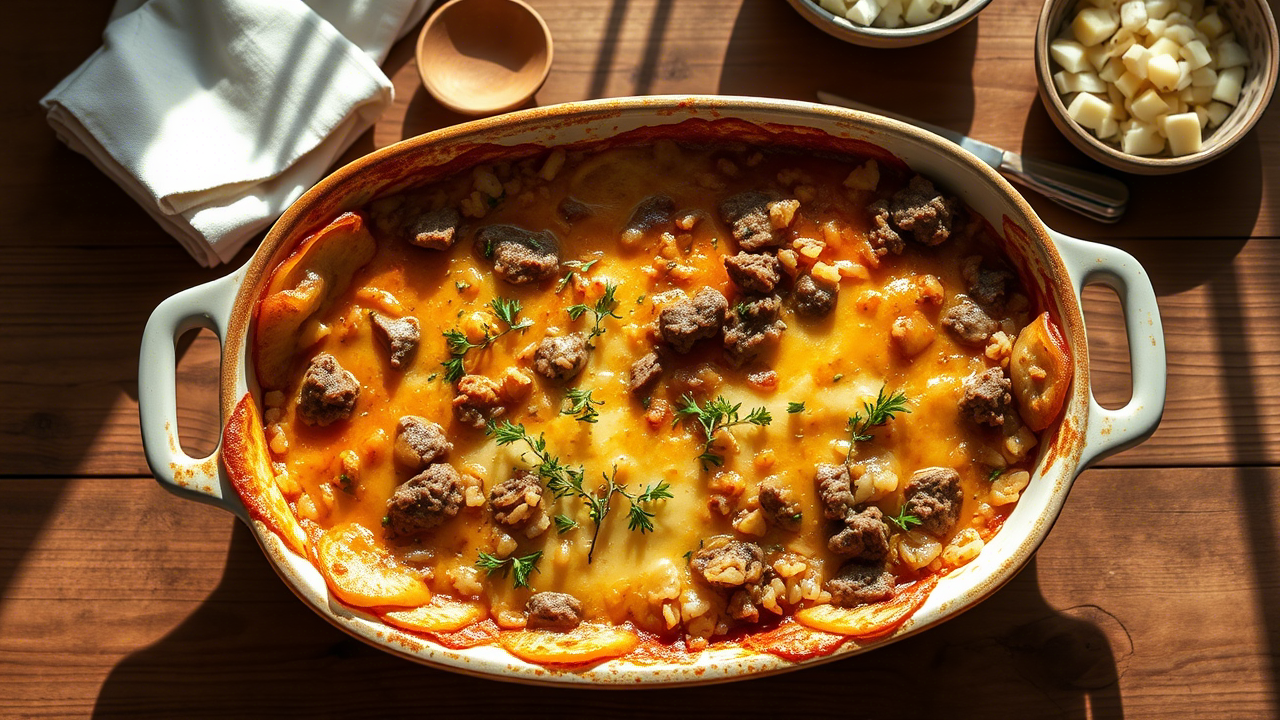 French Onion Ground Beef and Rice Casserole: The Humble Dish That’s Anything But