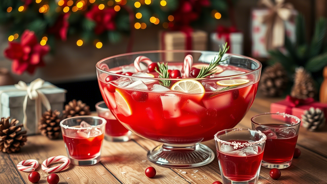 Candy Cane Christmas Punch: The Unexpected Showstopper Your Holiday Table Deserves