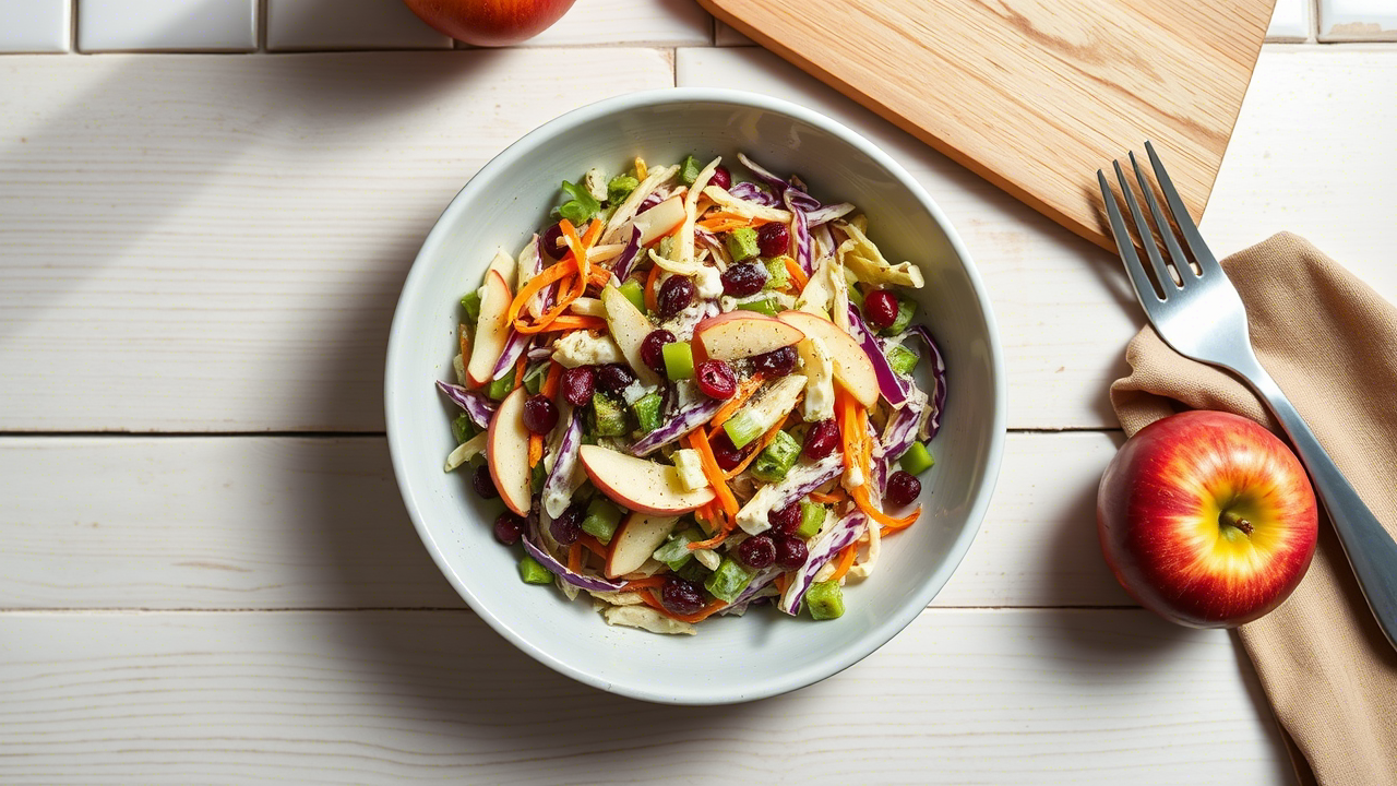 Apple Cranberry Coleslaw Recipe That’ll Flip the Script on Your Salad Game