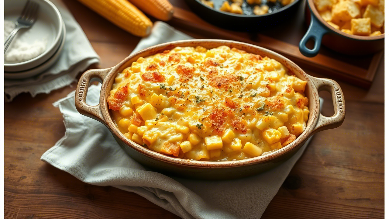 Cheesy Cream Cheese Corn Casserole: The Comfort Dish With a Cult Following