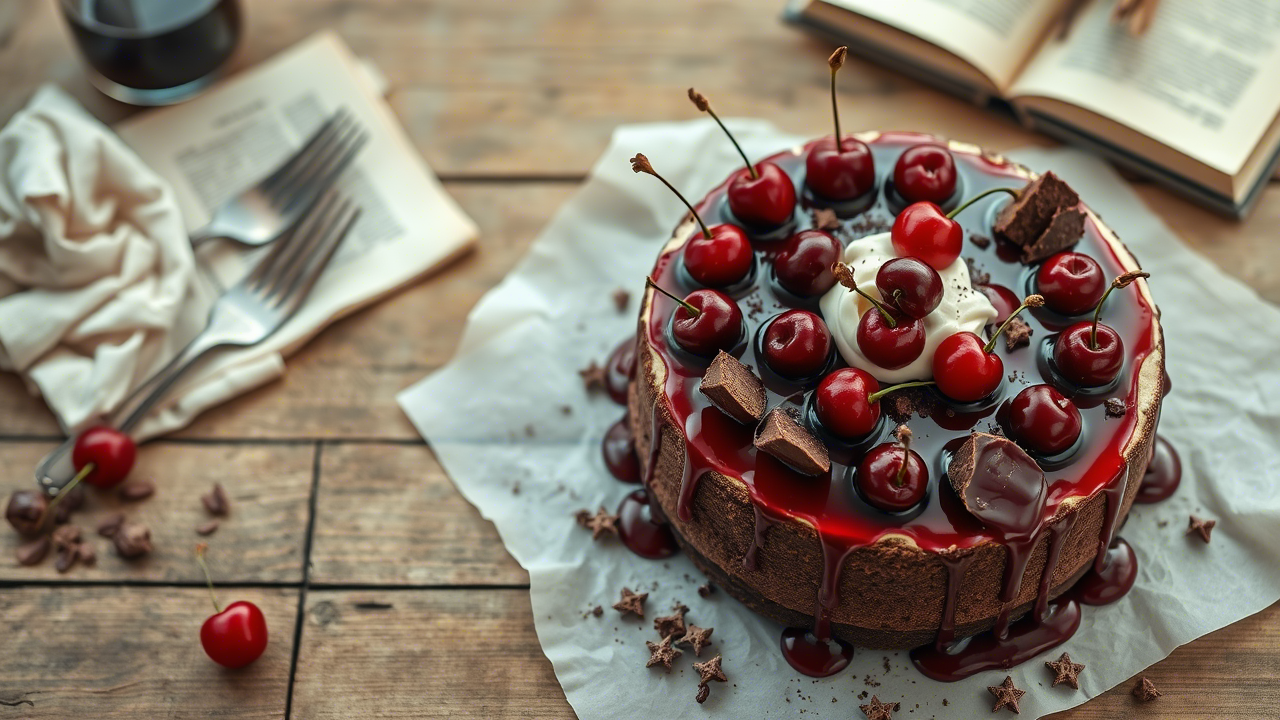 Decadent Black Forest Cheesecake: A Bold Marriage of Tradition and Indulgence
