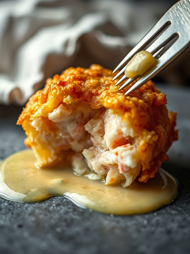 Crispy Lobster Bites with Garlic Butter Sauce Crispy Lobster Bites with Garlic Butter Sauce