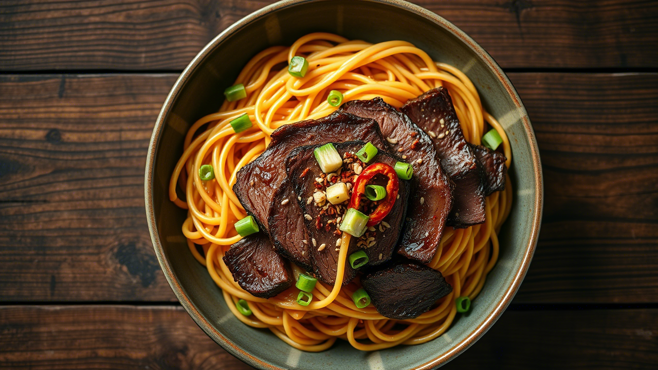 Garlic Butter Steak Lightning Noodles: A Culinary Powerplay That’s Shaking Up Professional Kitchens