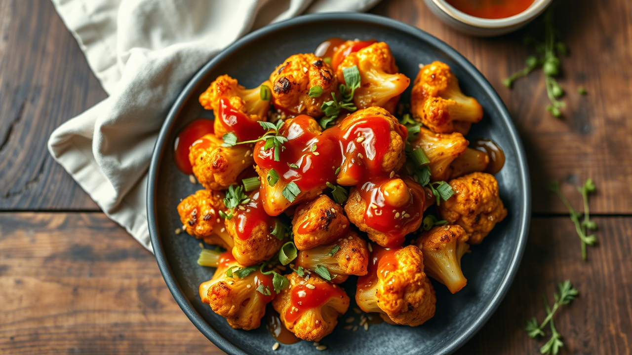 Maple Sriracha Cauliflower Bliss 🌶️🥦
