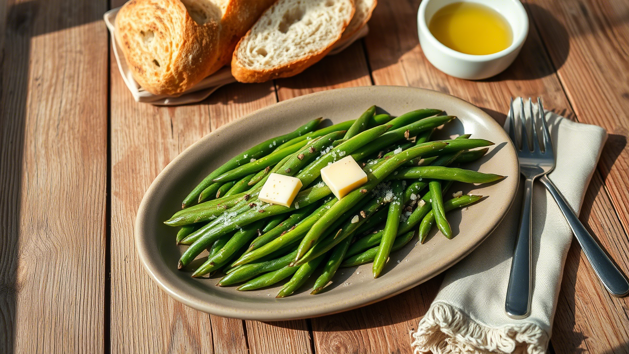 Buttery Garlic Green Beans Recipe: A Flavorful Side Dish With Gourmet Depth