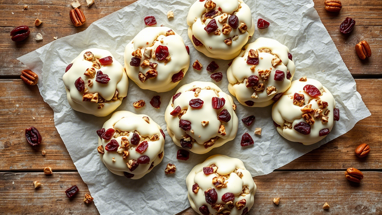 White Chocolate Cranberry Pecan Clusters: A Decadent Twist on Simplicity