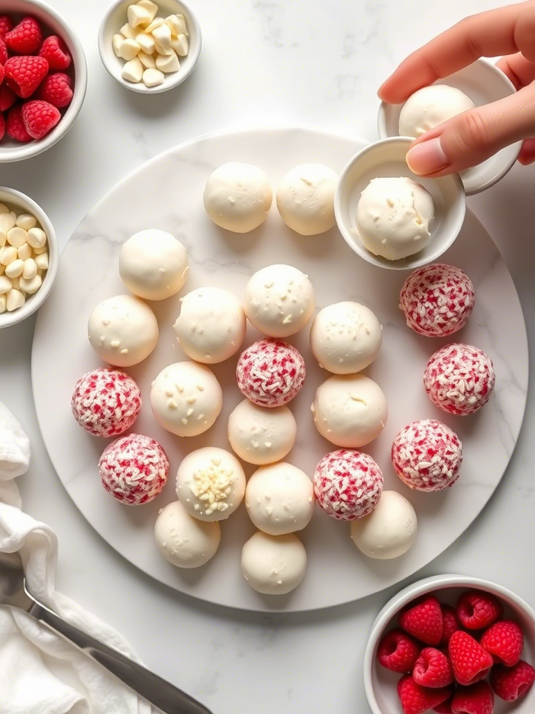 White Chocolate Raspberry Cheesecake Balls: The Decadent Bite-Sized Dessert That's Disrupting Pastry Norms White Chocolate Raspberry Cheesecake Balls: The Decadent Bite-Sized Dessert That's Disrupting Pastry Norms