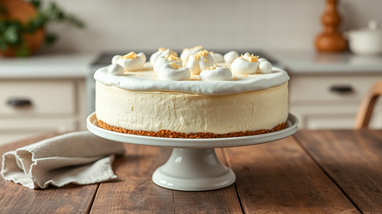 Marshmallow Whip Cheesecake Heaven: The Silky, No-Bake Dream That Redefines Dessert