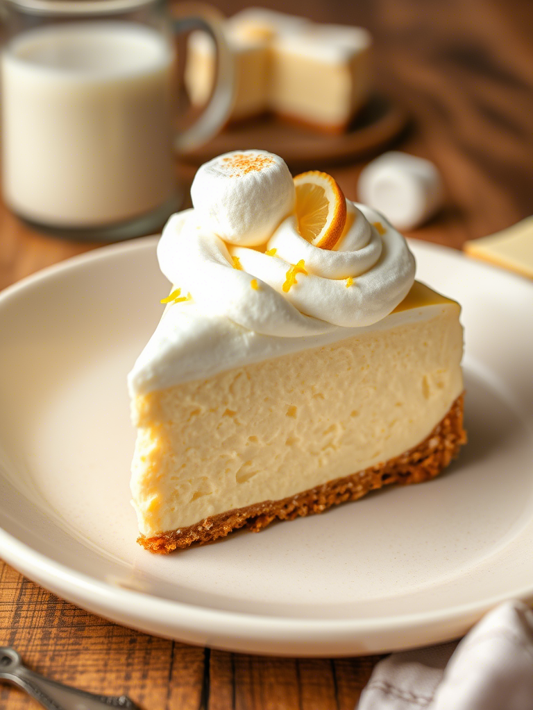Marshmallow Whip Cheesecake Heaven: The Silky, No-Bake Dream That Redefines Dessert