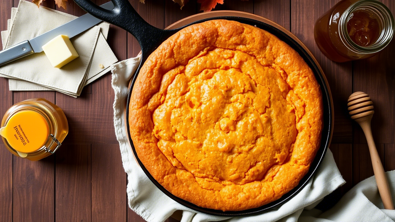 Honey Butter Sweet Potato Cornbread: The Rich, Golden Bite Chefs Shouldn't Sleep On