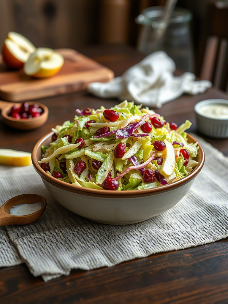 Apple Cranberry Coleslaw Recipe That’ll Flip the Script on Your Salad Game