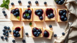 🧁 Easy Blueberry Bars with Cheesecake Layers! Summer’s Best Dessert Is Right Here