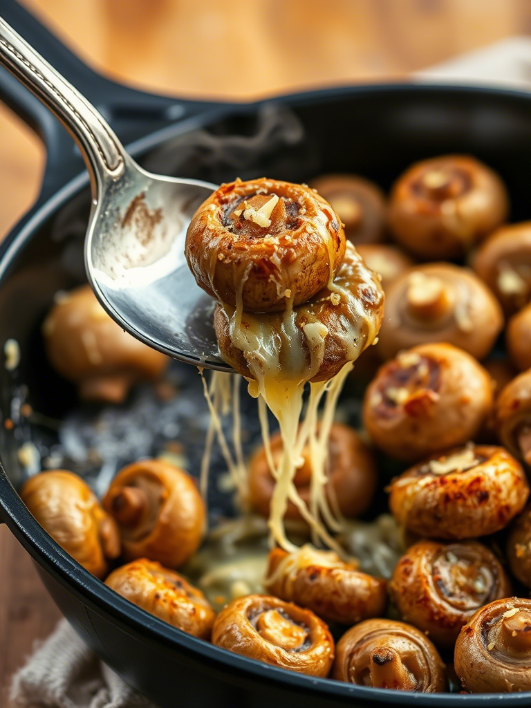 Parmesan Garlic Mushrooms – The Bold, Savory Side Dish That Always Wins Parmesan Garlic Mushrooms – The Bold, Savory Side Dish That Always Wins