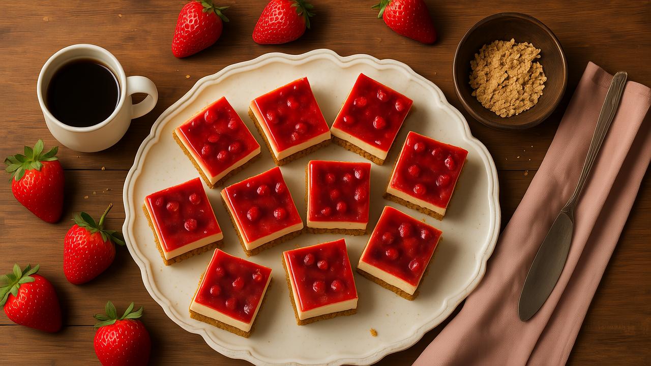 Strawberry Cheesecake Bars: A Classic Reimagined with Precision, Flavor, and Soul
