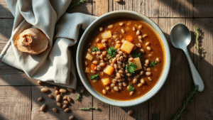 Hearty Lentil and Potato Soup: A Culinary Powerhouse Rooted in Simplicity and Science