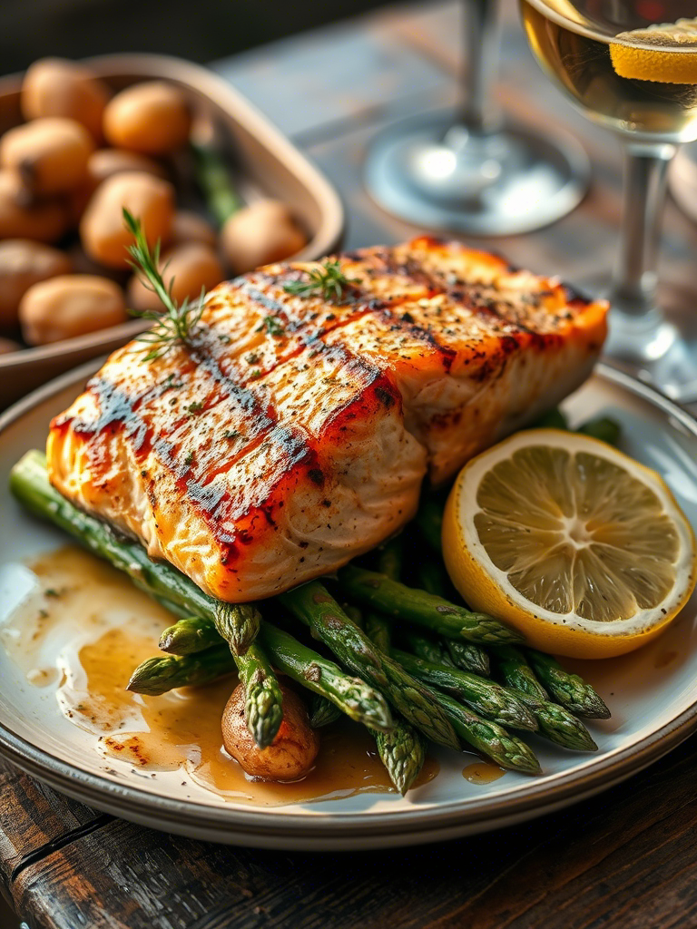Flavorful Grilled Salmon with a Zesty Marinade: A Culinary Deep Dive Into Taste That Grabs the Tongue Flavorful Grilled Salmon with a Zesty Marinade: A Culinary Deep Dive Into Taste That Grabs the Tongue