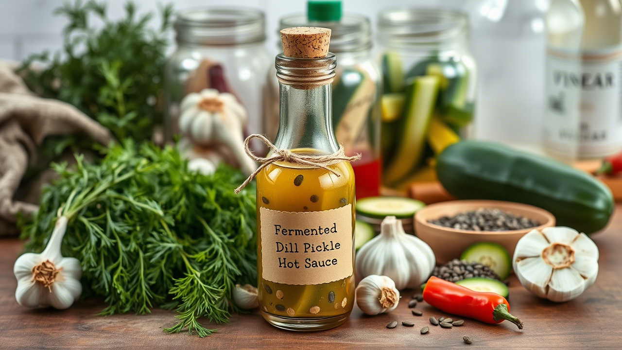 Dill Pickle Hot Sauce: The Fermented, Tangy, Spicy Twist That’s Changing the Game