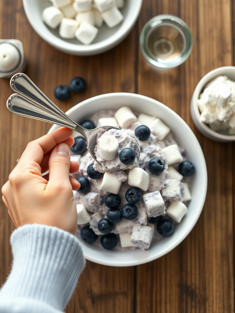 Easy Blueberry Fluff Salad – A No-Bake Dessert Everyone Loves (And Keeps Loving) Easy Blueberry Fluff Salad – A No-Bake Dessert Everyone Loves (And Keeps Loving)