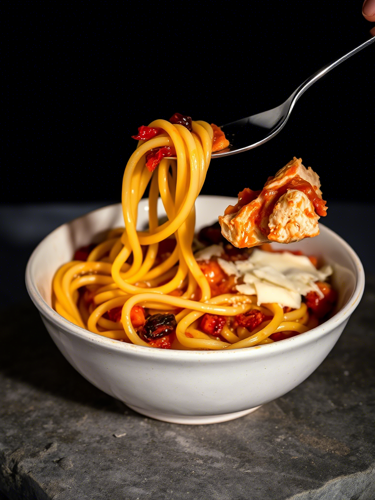 Sun-Dried Tomato & Chicken Linguine: A Bold Marriage of Rich Umami and Rustic Comfort Sun-Dried Tomato & Chicken Linguine: A Bold Marriage of Rich Umami and Rustic Comfort