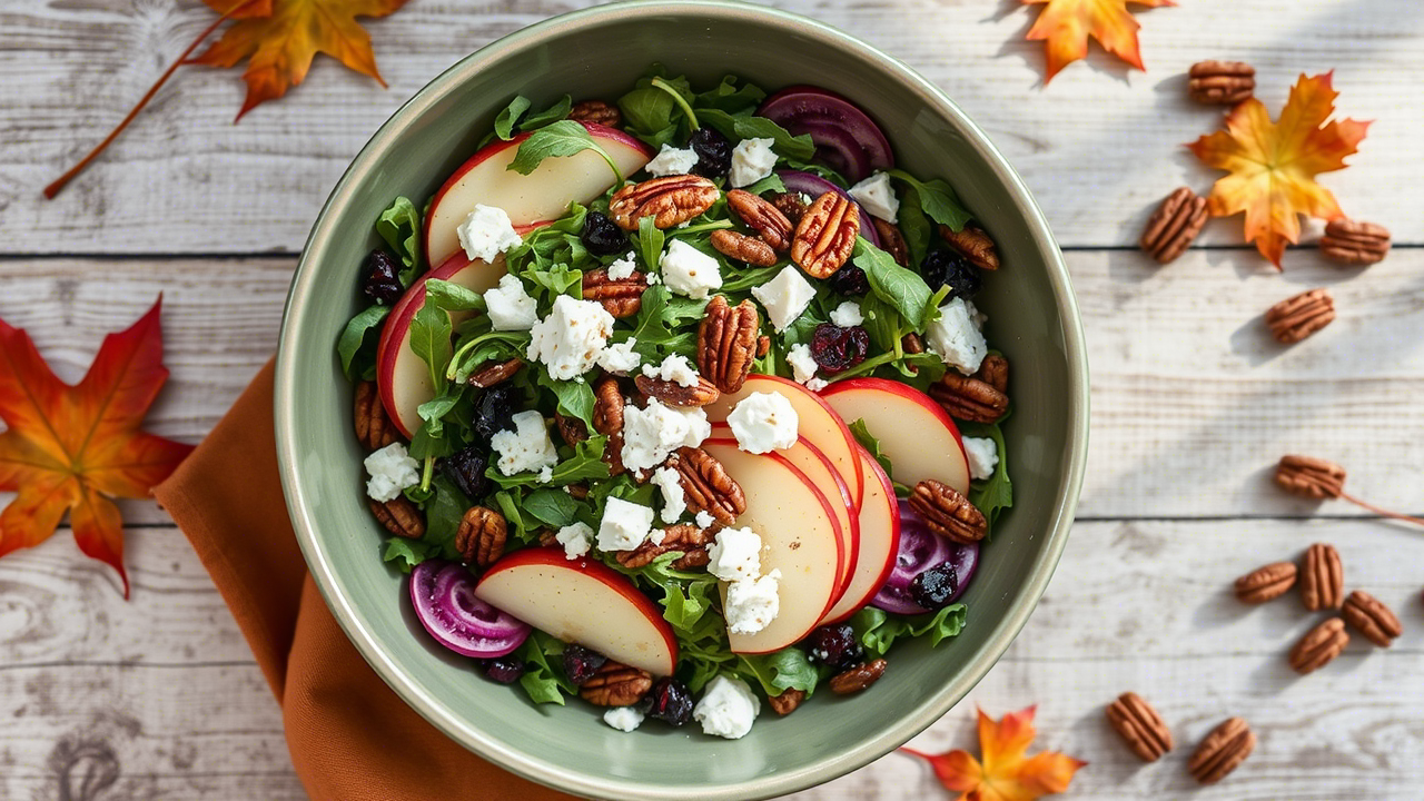 Autumn Harvest Honeycrisp Apple and Feta Salad: A Culinary Masterpiece for the Season
