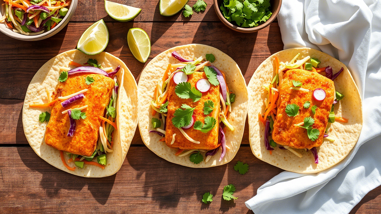 Crispy Fish Tacos with Cilantro Lime Slaw: A Bold, Zesty Journey Into the Art of Texture and Flavor