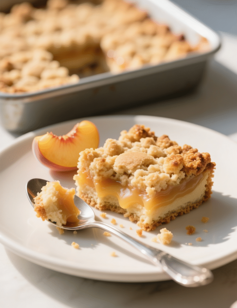 Buttery Peach Crumb Bars with Creamy Filling: A Masterclass in Summer Flavor Alchemy Buttery Peach Crumb Bars with Creamy Filling: A Masterclass in Summer Flavor Alchemy