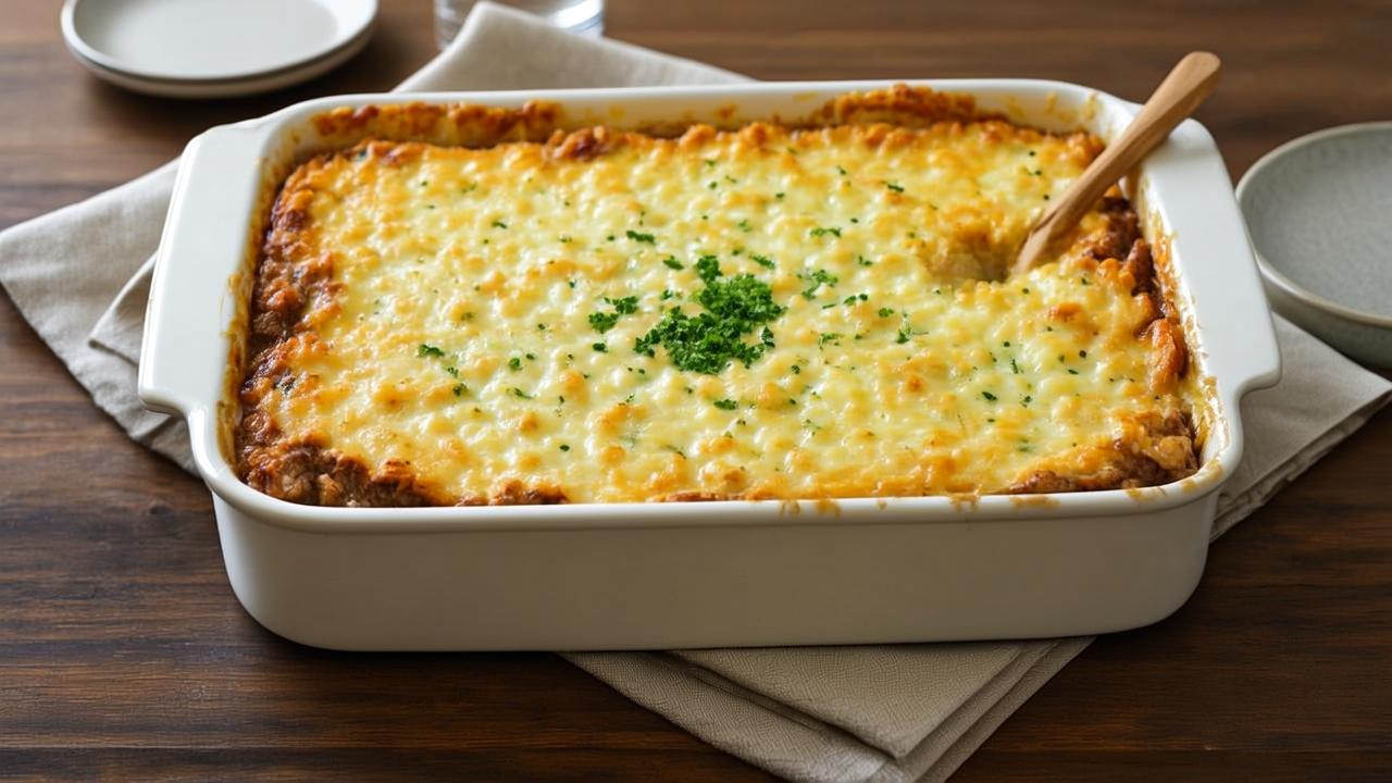 French Onion Ground Beef and Rice Casserole: A Rich, Rustic Classic with Modern Muscle