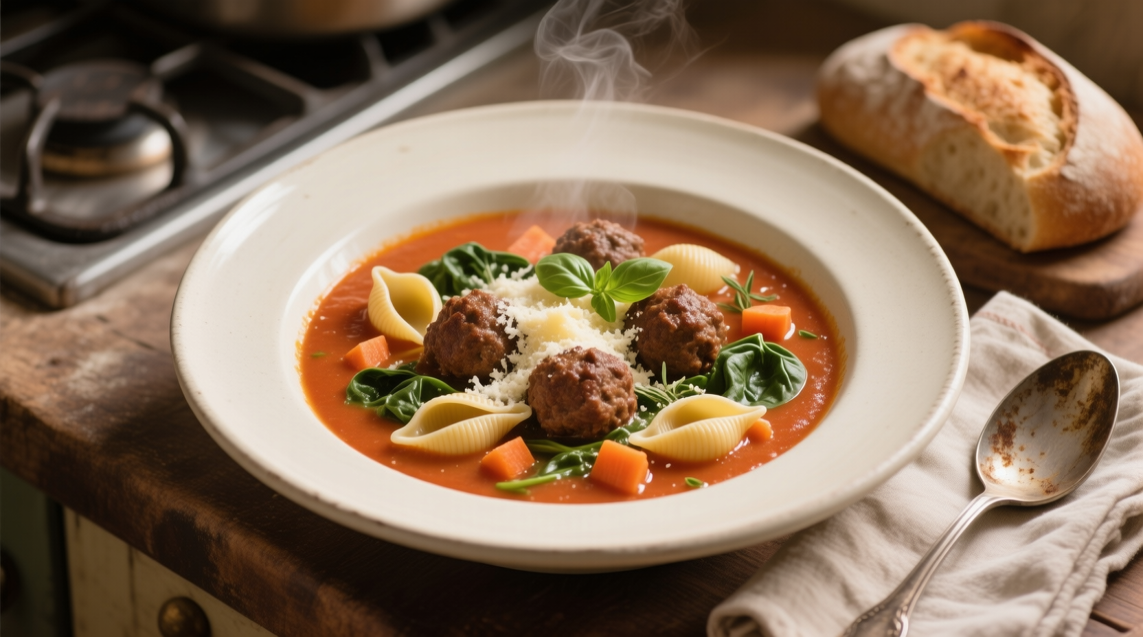 Creamy Italian Meatball Soup: A Rich Tradition Reimagined