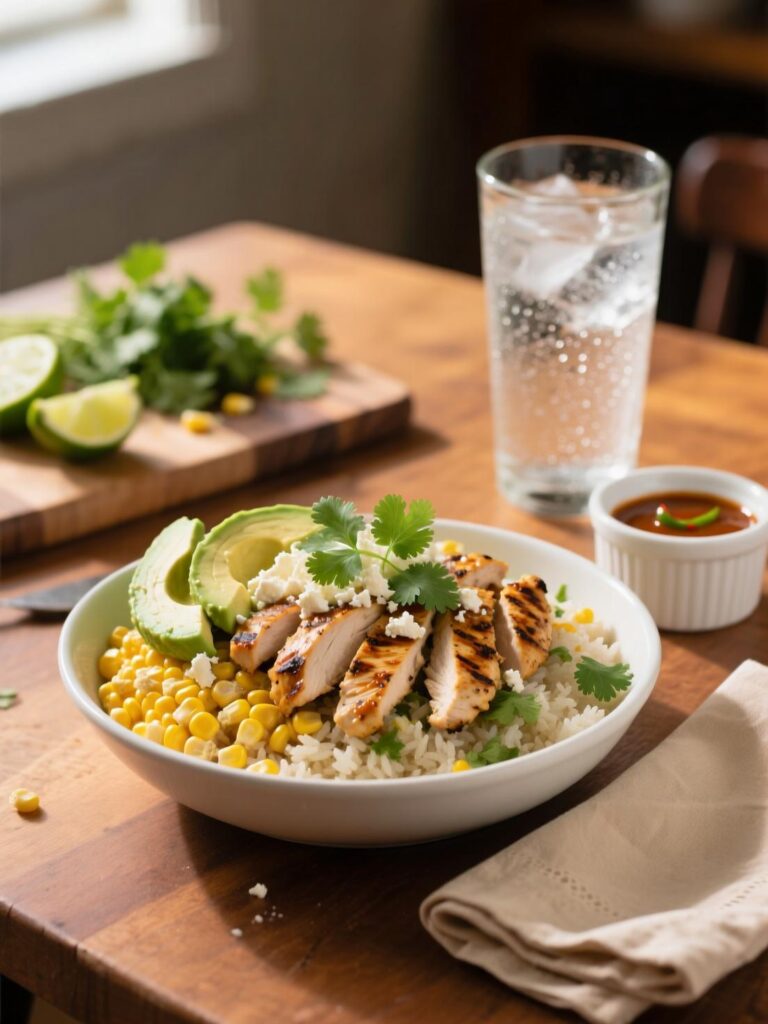 Street Corn Chicken Rice Bowl: A Flavor Bomb for the Modern Kitchen Street Corn Chicken Rice Bowl: A Flavor Bomb for the Modern Kitchen