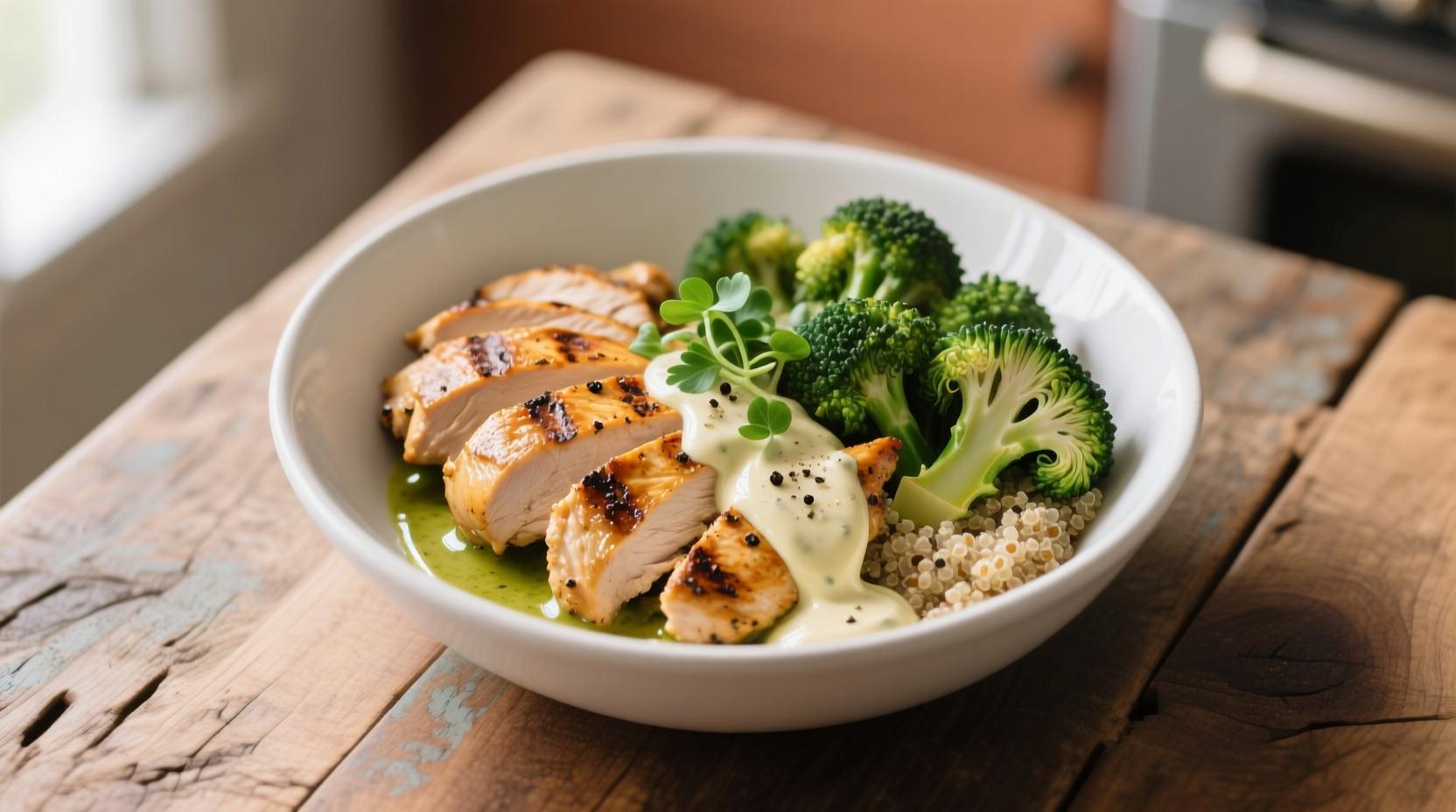 Crave-Worthy Grilled Chicken & Broccoli Bowls with Creamy Garlic Sauce – An Expert’s Take