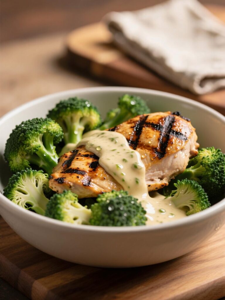 Crave-Worthy Grilled Chicken & Broccoli Bowls with Creamy Garlic Sauce – An Expert’s Take Crave-Worthy Grilled Chicken & Broccoli Bowls with Creamy Garlic Sauce – An Expert’s Take
