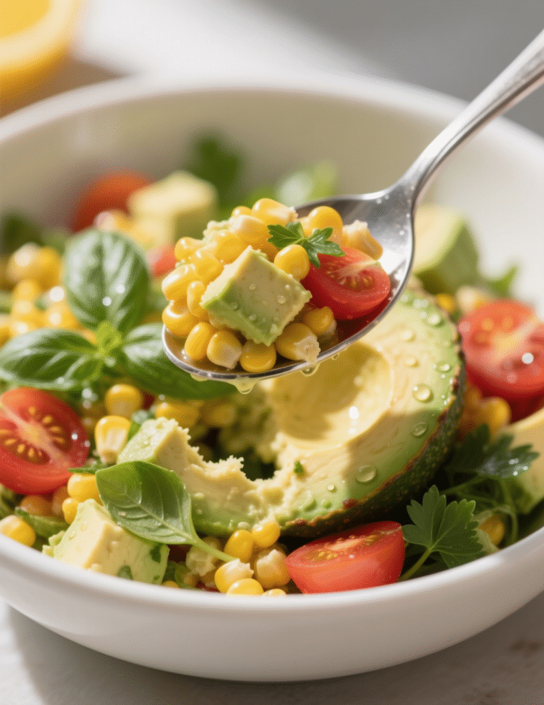 Summer Corn Salad with Fresh Herbs & Avocado – A Chef’s Recipe for Freshness Summer Corn Salad with Fresh Herbs & Avocado – A Chef’s Recipe for Freshness