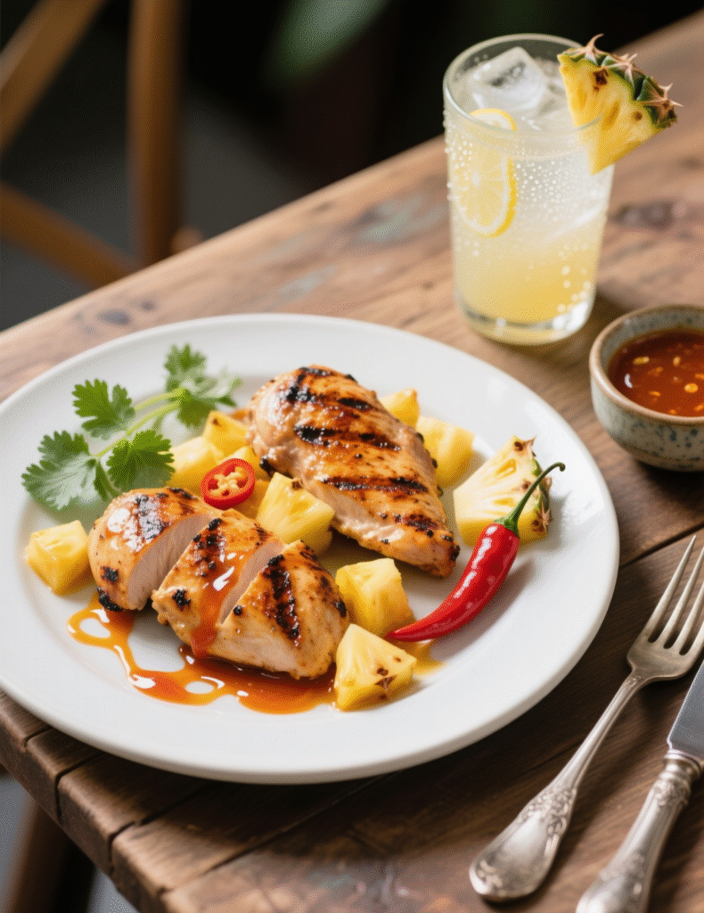 Chili Pineapple Grilled Chicken: A Bold Dance of Heat and Sweetness Chili Pineapple Grilled Chicken: A Bold Dance of Heat and Sweetness
